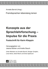Vorderes Coverbild Konzepte aus der Sprachlehrforschung – Impulse für die Praxis