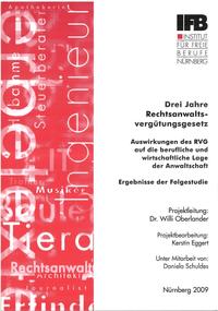 Vorderes Coverbild Drei Jahre Rechtsanwaltsvergütungsgesetz