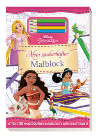 Vorderes Coverbild Disney Prinzessin: Mein zauberhafter Malblock