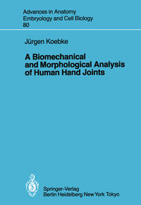 Vorderes Coverbild A Biomechanical and Morphological Analysis of Human Hand Joints
