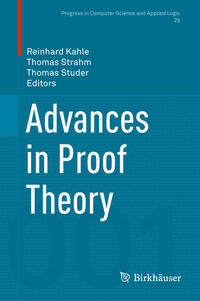 Vorderes Coverbild Advances in Proof Theory