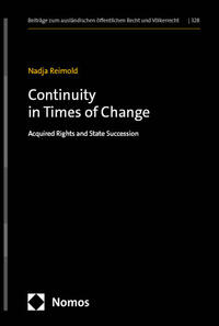 Vorderes Coverbild Continuity in Times of Change