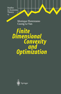 Vorderes Coverbild Finite Dimensional Convexity and Optimization