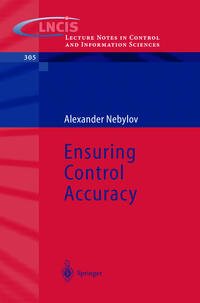 Vorderes Coverbild Ensuring Control Accuracy