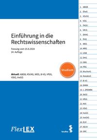 Vorderes Coverbild FlexLex Einführung in die Rechtswissenschaften ¦Studium
