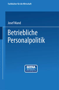 Vorderes Coverbild Betriebliche Personalpolitik