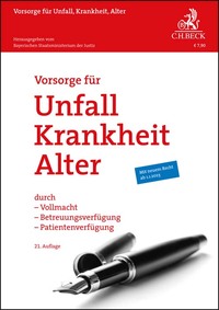 Vorderes Coverbild Vorsorge für Unfall, Krankheit, Alter