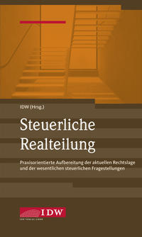 Vorderes Coverbild IDW, Steuerliche Realteilung