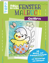 Vorderes Coverbild Mein erstes Fenster-Malbuch Ostern