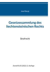 Vorderes Coverbild Gesetzessammlung des liechtensteinischen Rechts