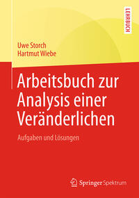 Vorderes Coverbild Arbeitsbuch zur Analysis einer Veränderlichen
