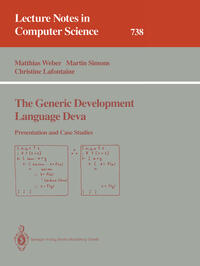 Vorderes Coverbild The Generic Development Language Deva