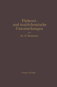 Vorderes Coverbild Färberei- und textilchemische Untersuchungen