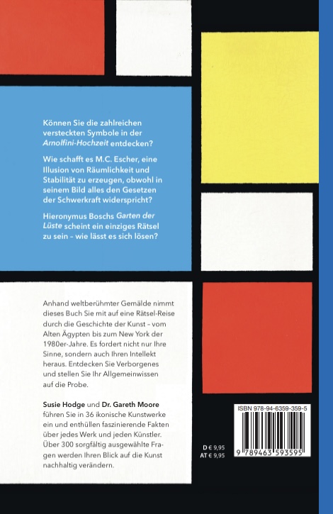 Rückseitencover DAS KUNST-RÄTSEL-BUCH