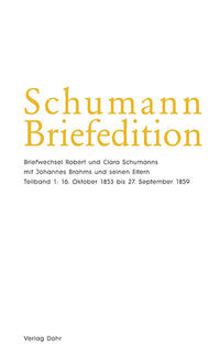 Vorderes Coverbild Schumann-Briefedition / Schumann-Briefedition II.3