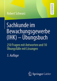 Vorderes Coverbild Sachkunde im Bewachungsgewerbe (IHK) - Übungsbuch