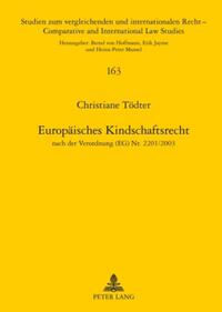 Vorderes Coverbild Europäisches Kindschaftsrecht