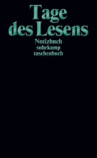 Vorderes Coverbild Tage des Lesens