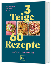 Vorderes Coverbild 3 Teige - 60 Rezepte