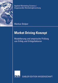 Vorderes Coverbild Market Driving-Konzept