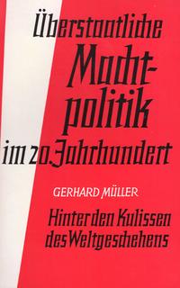 Vorderes Coverbild Überstaatliche Machtpolitik im 20. Jahrhundert