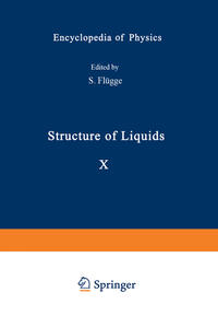 Vorderes Coverbild Structure of Liquids / Struktur der Flüssigkeiten