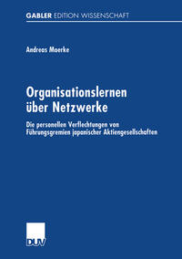 Vorderes Coverbild Organisationslernen über Netzwerke