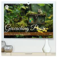 Vorderes Coverbild Geocaching Poesie (hochwertiger Premium Wandkalender 2025 DIN A2 quer), Kunstdruck in Hochglanz