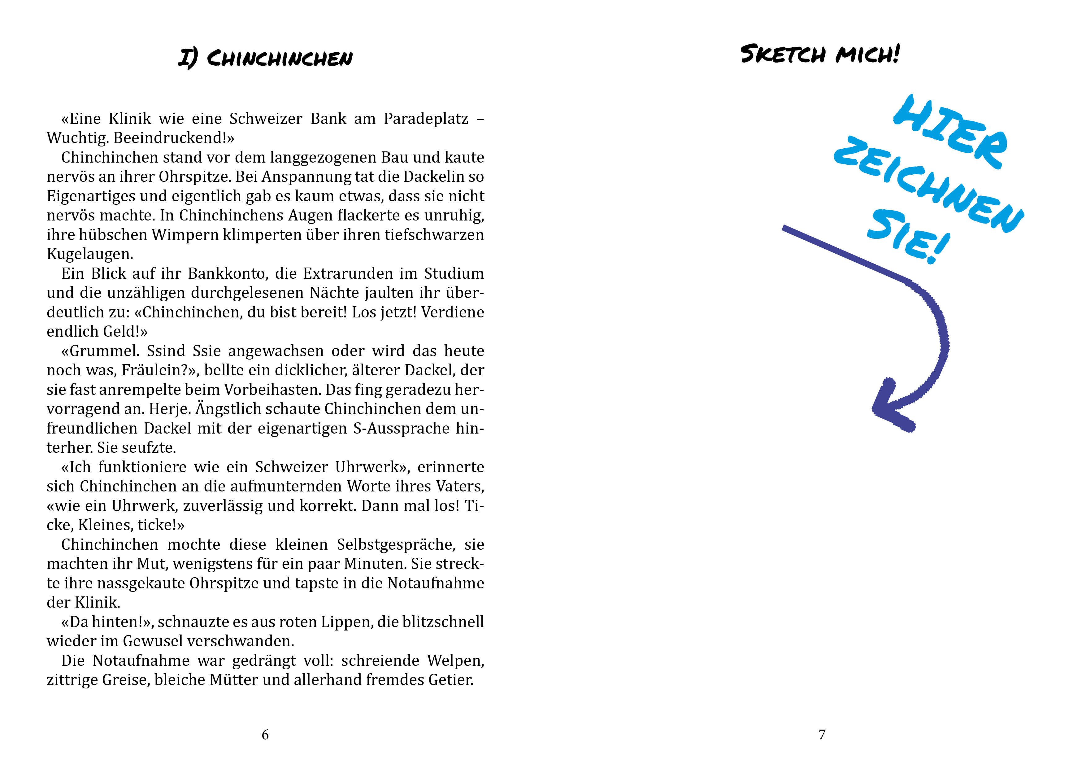 Beispielinhalt (Bild) Dackelklinik