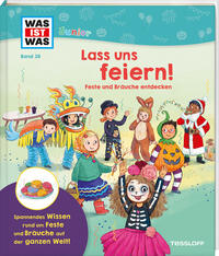 Vorderes Coverbild WAS IST WAS Junior Band 39 Lass uns feiern! Feste und Bräuche entdecken
