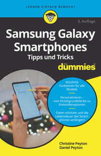 Vorderes Coverbild Samsung Galaxy Smartphones Tipps und Tricks für Dummies