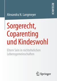 Vorderes Coverbild Sorgerecht, Coparenting und Kindeswohl