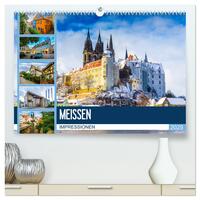 Vorderes Coverbild Meißen Impressionen (hochwertiger Premium Wandkalender 2025 DIN A2 quer), Kunstdruck in Hochglanz