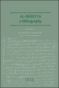 Vorderes Coverbild Al-Ibadiyya. A Bibliography