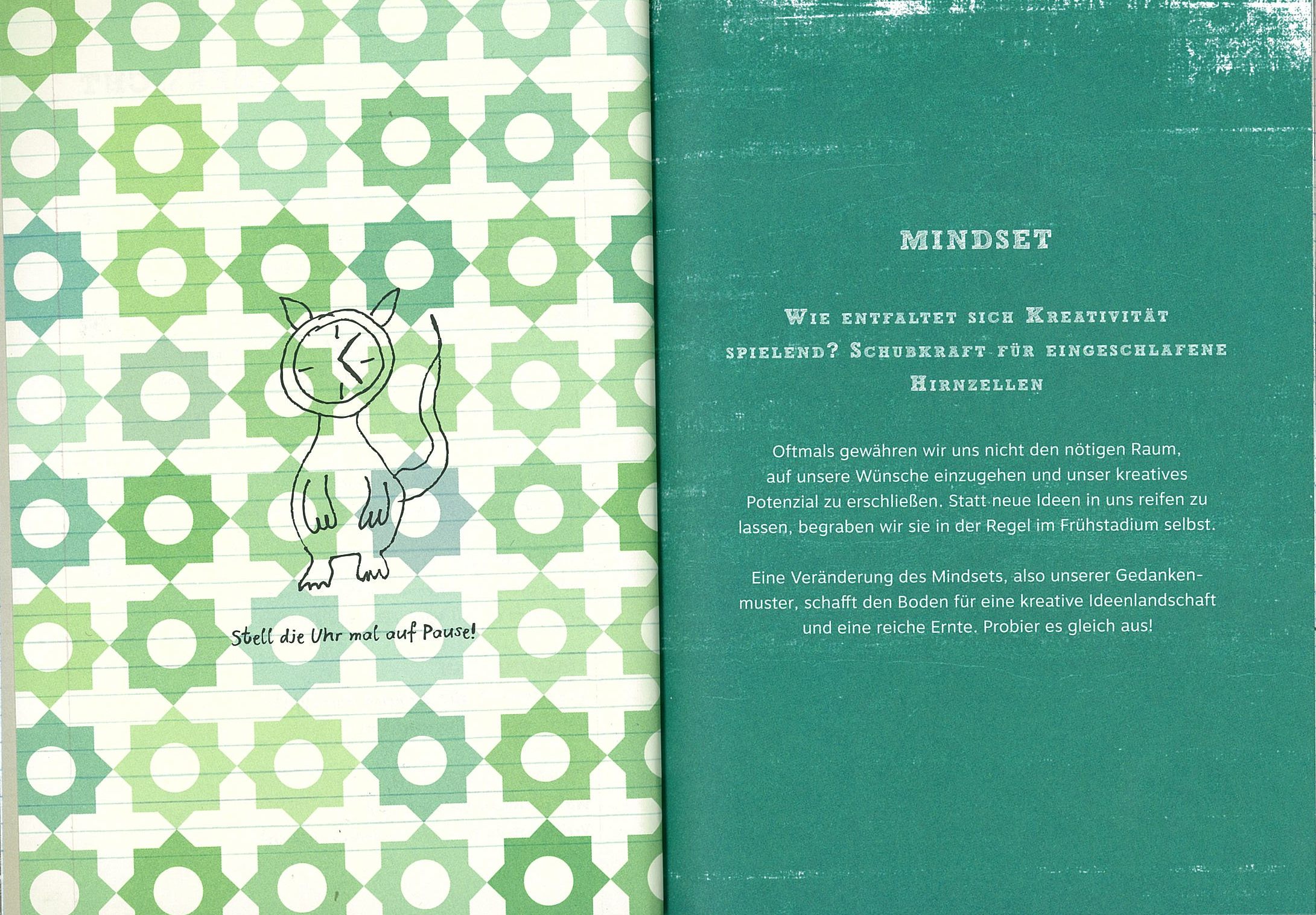 Beispielinhalt (Bild) Notebook für kreative Alchemisten