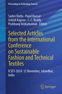 Vorderes Coverbild Selected Articles from the International Conference on Sustainable Fashion and Technical Textiles