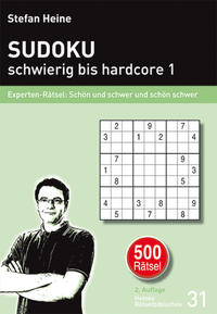 Vorderes Coverbild Sudoku schwierig bis hardcore 1