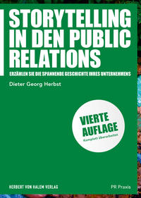Vorderes Coverbild Storytelling in den Public Relations
