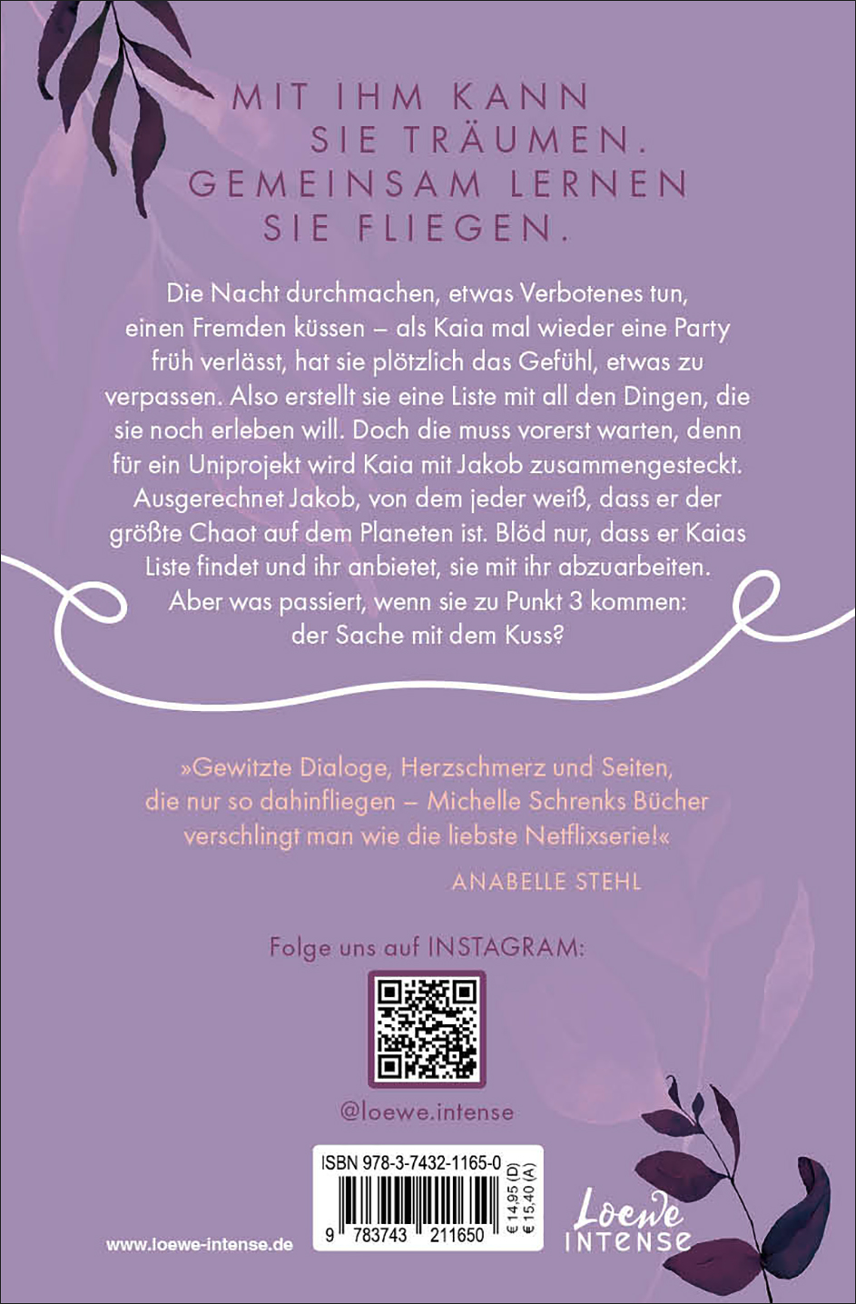 Rückseitencover Wann immer wir träumen (Immer-Trilogie, Band 2)