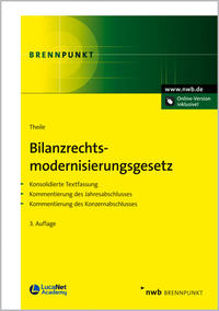 Vorderes Coverbild Bilanzrechtsmodernisierungsgesetz
