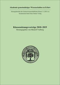 Vorderes Coverbild Klassensitzungsvorträge 2018–2019