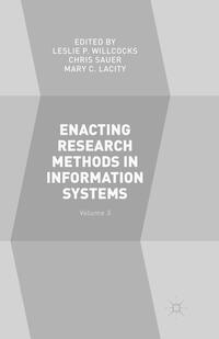 Vorderes Coverbild Enacting Research Methods in Information Systems: Volume 3