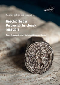 Vorderes Coverbild Geschichte der Universität Innsbruck 1669-2019