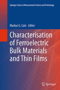 Vorderes Coverbild Characterisation of Ferroelectric Bulk Materials and Thin Films