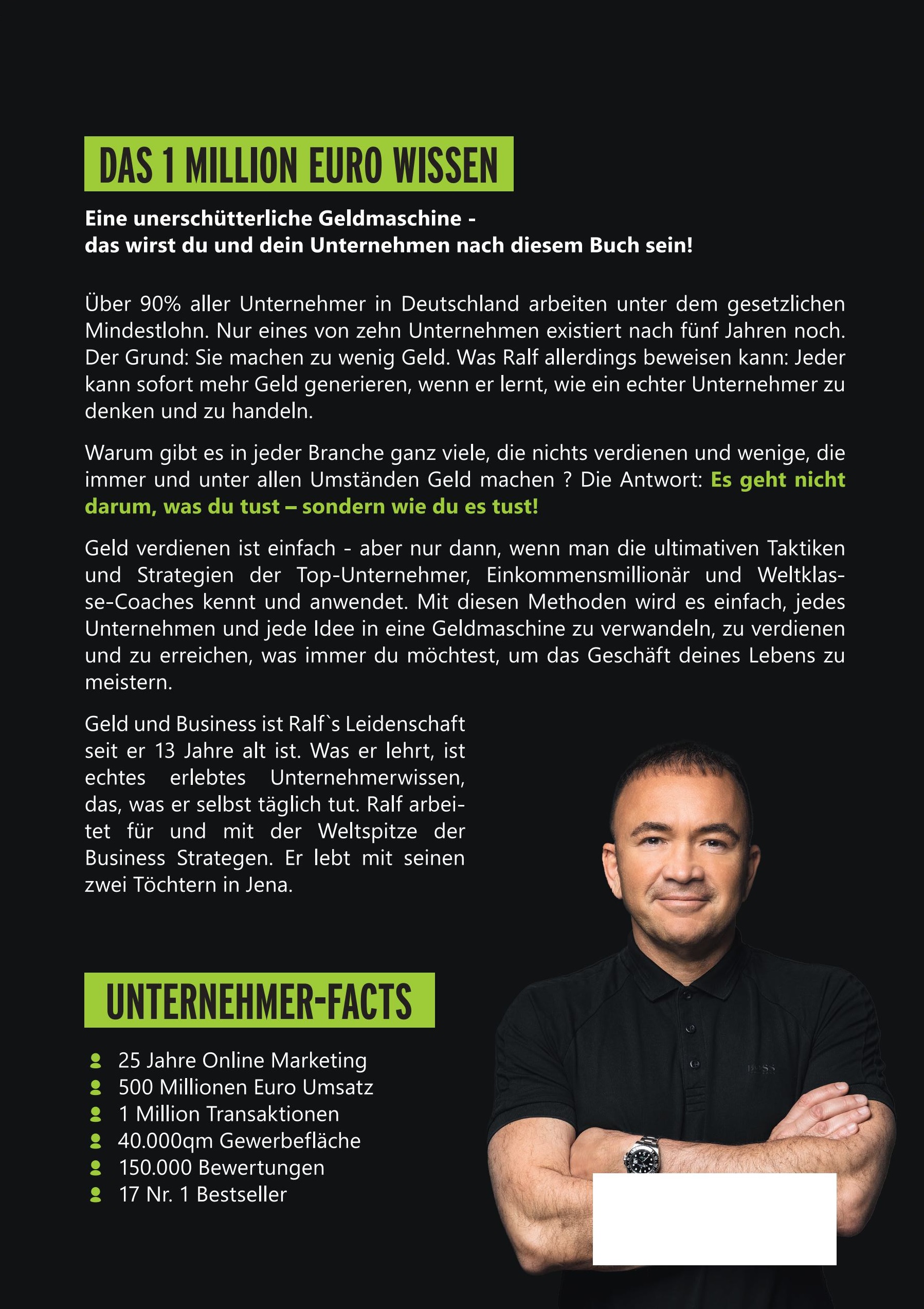 Rückseitencover GELD MACHEN