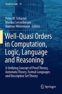 Vorderes Coverbild Well-Quasi Orders in Computation, Logic, Language and Reasoning