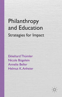 Vorderes Coverbild Philanthropy and Education