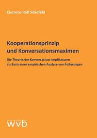 Vorderes Coverbild Kooperationsprinzip und Konversationsmaximen