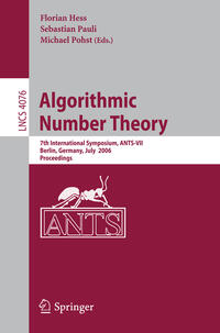 Vorderes Coverbild Algorithmic Number Theory