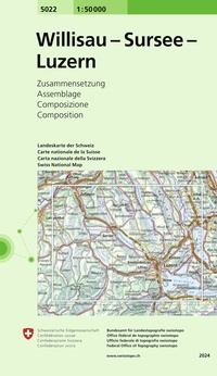 Vorderes Coverbild 5022 Willisau - Sursee - Luzern